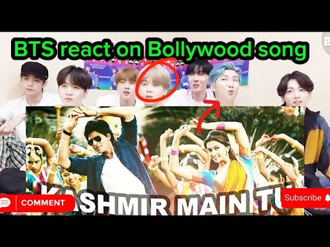 BTS react on Bollywood song|Kasmir Main Tu kanyakumari song|Kpop idol react on Hindi song