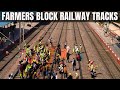 Farmers Protest | Rail Tracks Blocked In Punjab Ahead Of Big Centre-Farmers Meet