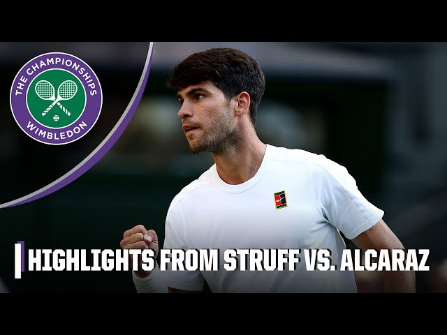 Carlos Alcaraz ADVANCES‼️ Alcaraz defeats Jan-Lennard Struff to move onto 4th Round | 2025 Wimbledon