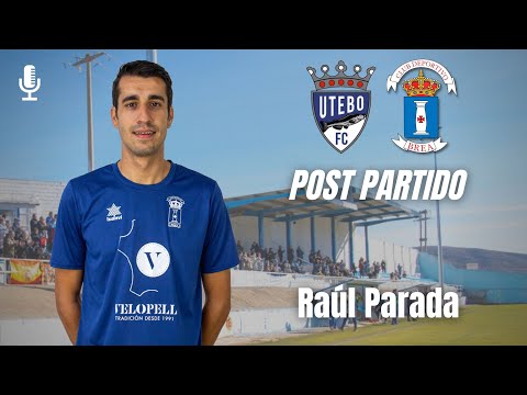 RAÚL PARADA (Entrenador Brea) CF Utebo 1-1 CD Brea / Jor. 15 - 2ª RFEF / Fuente: YouTube CD Brea