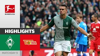 SV Werder Bremen — Union Berlin 2-0 | Highlights | Matchday 9 – Bundesliga 2023/24