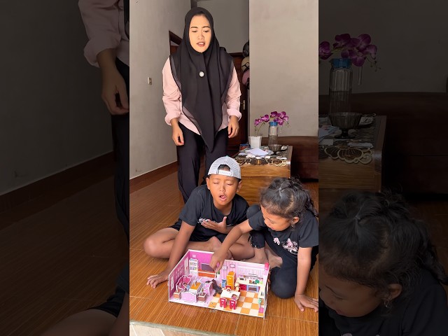 Membuat sapu unik dari kardus untuk bepe-bepean #craft #diy #dramakomedi