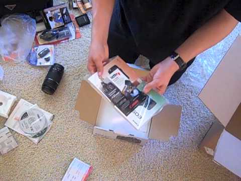 Cameta Camera Unboxing - Canon EOS 60D dslr + 18-135mm lens + 75-300mm lens + MUCH MORE!