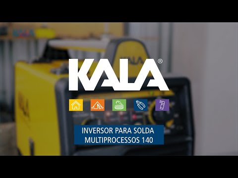 Inversora de Solda Multiprocessos 140A com Tocha 20A 220V Kala - Vídeo explicativo