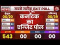 Karnataka Exit Poll Results 2024 Live Updates: कर्नाटक का सबसे सटीक एग्जिट पोल | Exit Poll 2024 Live