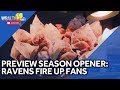 Ravens gearing up from food to firing up the fan base