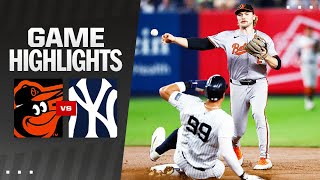 Orioles vs. Yankees Game Highlights (9/26/24) | MLB Highlights