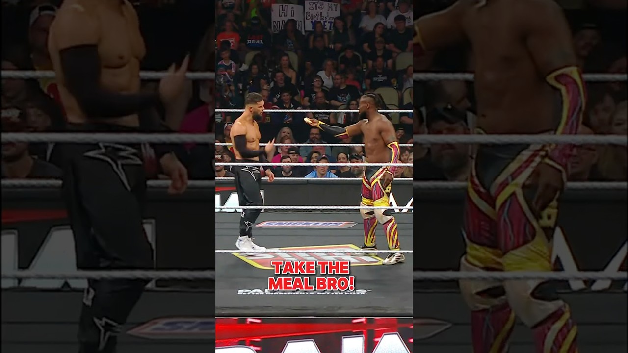 Offering Finn Balor a carb? ARE YOU CRAZY!? 😂