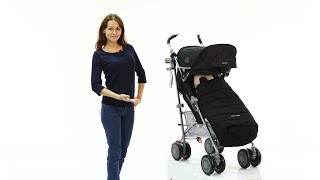 Обзор коляски Коляска-трость Maclaren Techno XT Winter Style Set Видеоинструкции.