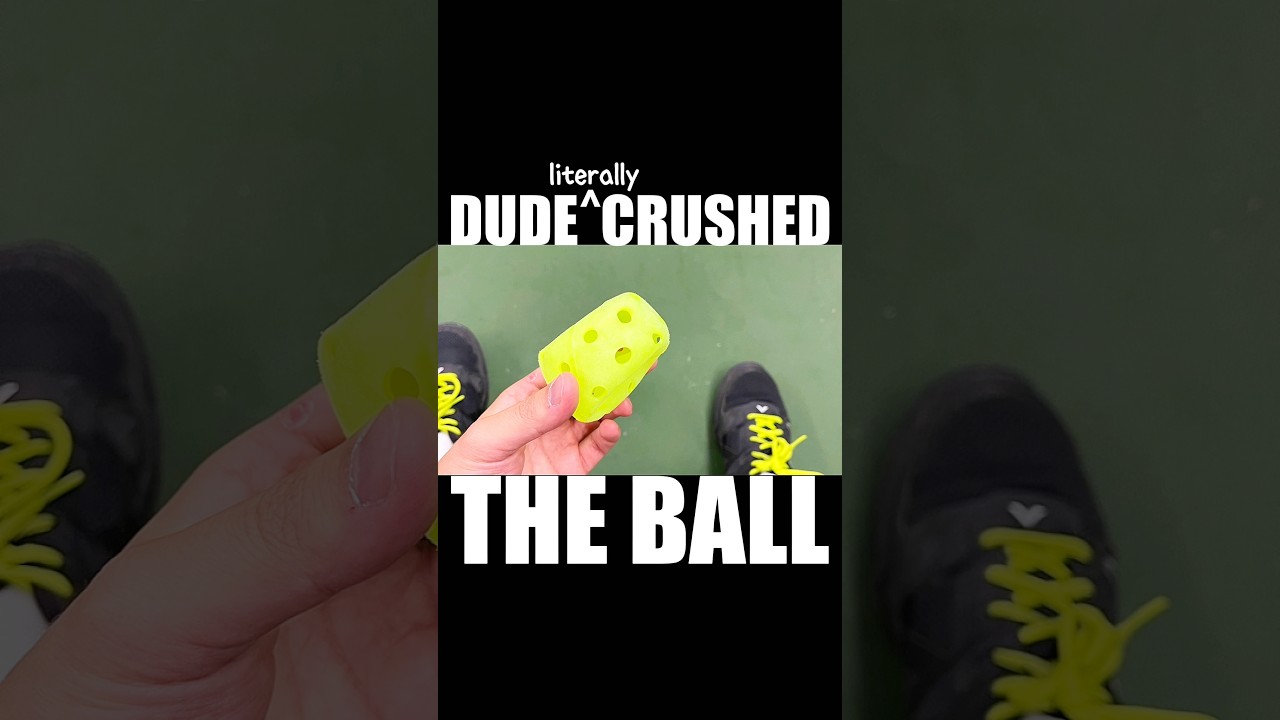 The dude literally crushed the ball 💥