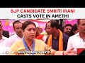 Lok Sabha Elections Phase 5 | BJP Lok Sabha Candidate Smriti Irani Casts Her Vote In Amethi