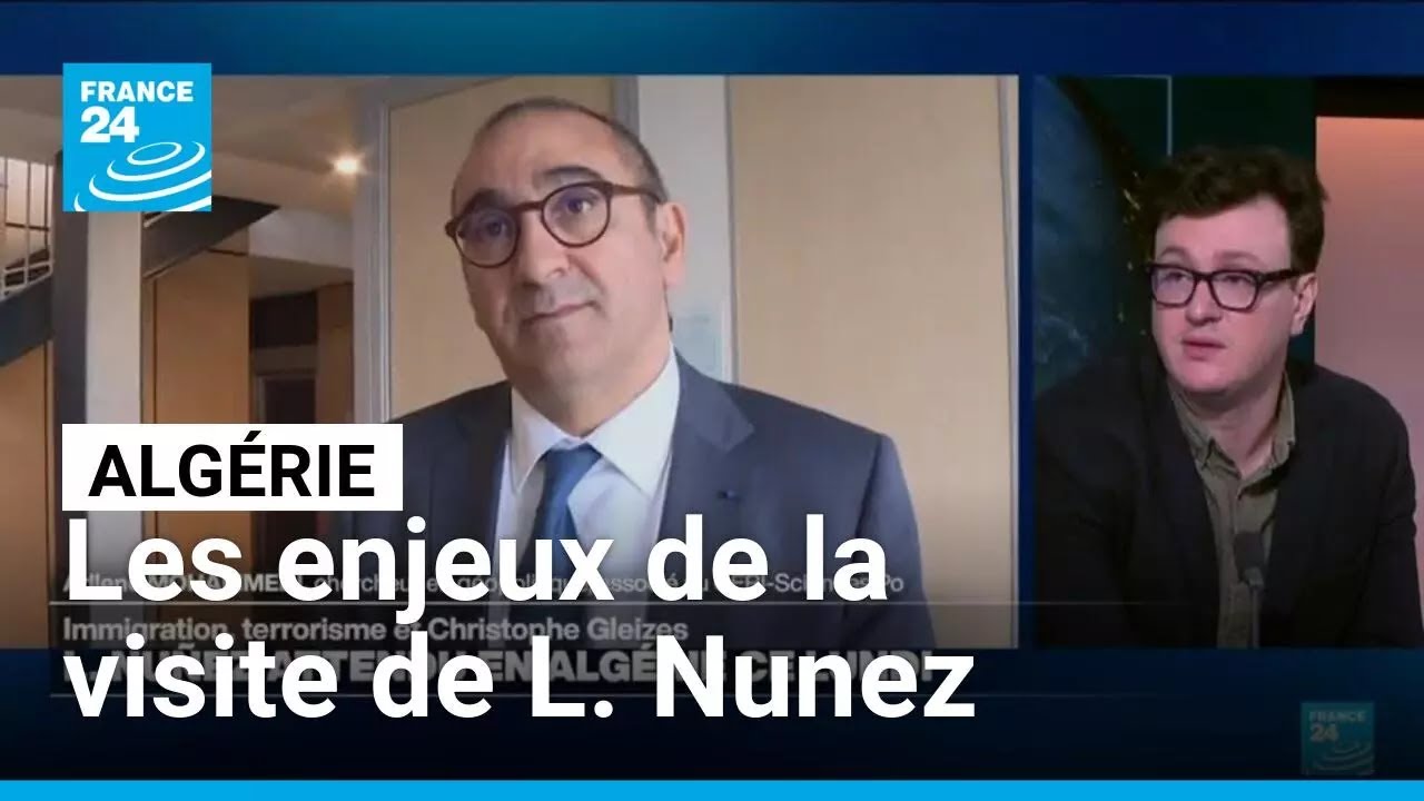 Laurent Nunez en Algérie : "On voit bien que la relation n'est pas sacrifiable" • FRANCE 24