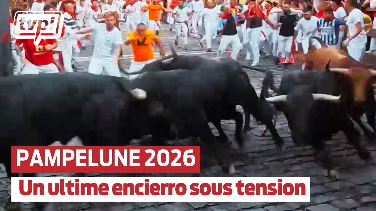 San Fermín 2026 : un ultime encierro rapide et sous haute tension à Pampelune