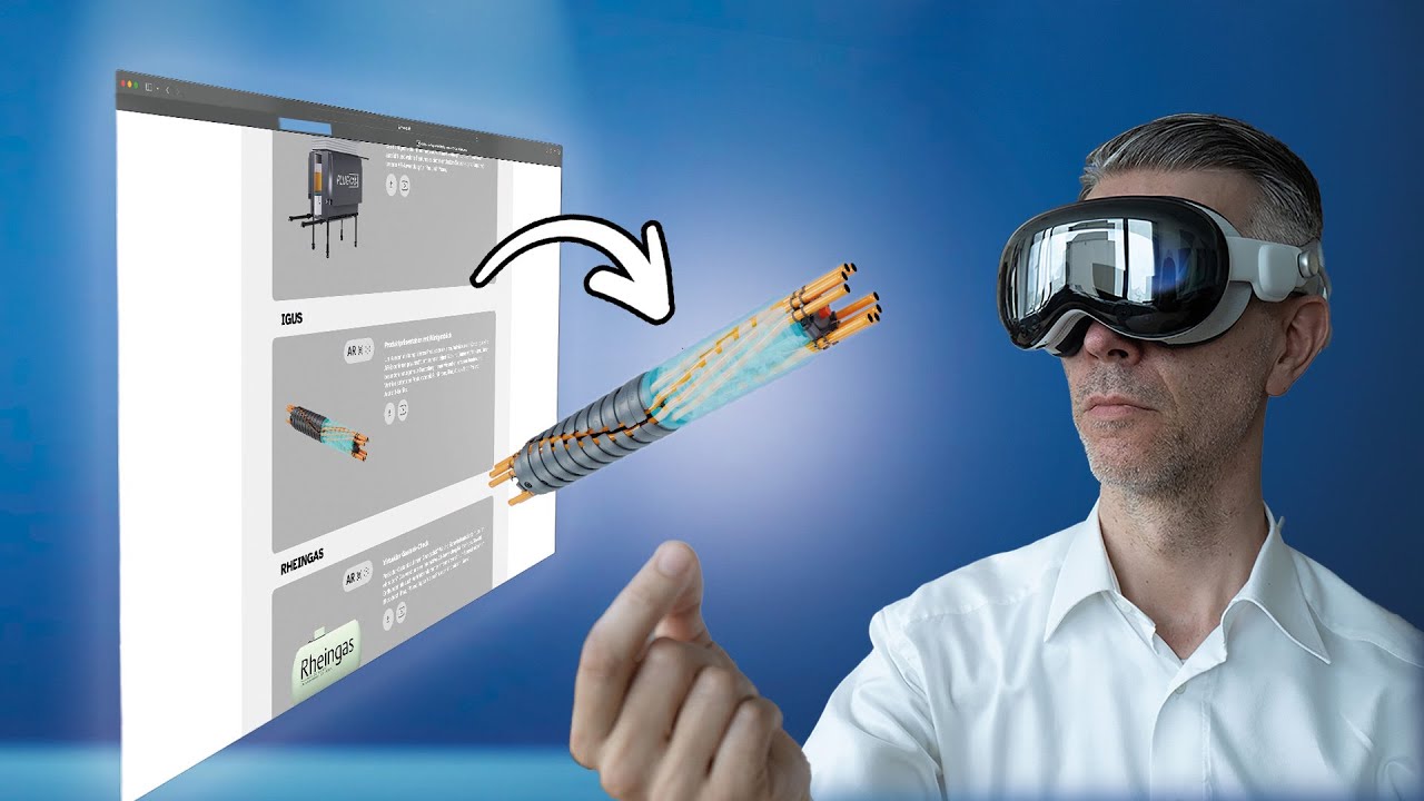 (3D-) Spatial Websites mit der @Apple Vision Pro #usdzar #openusd