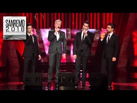 Sanremo 2018 - 2^ serata - Il Volo e Baglioni cantano