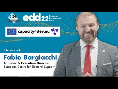 Interview to Fabio Bargiacchi at the Capacity4dev stand - European Development Days 2022