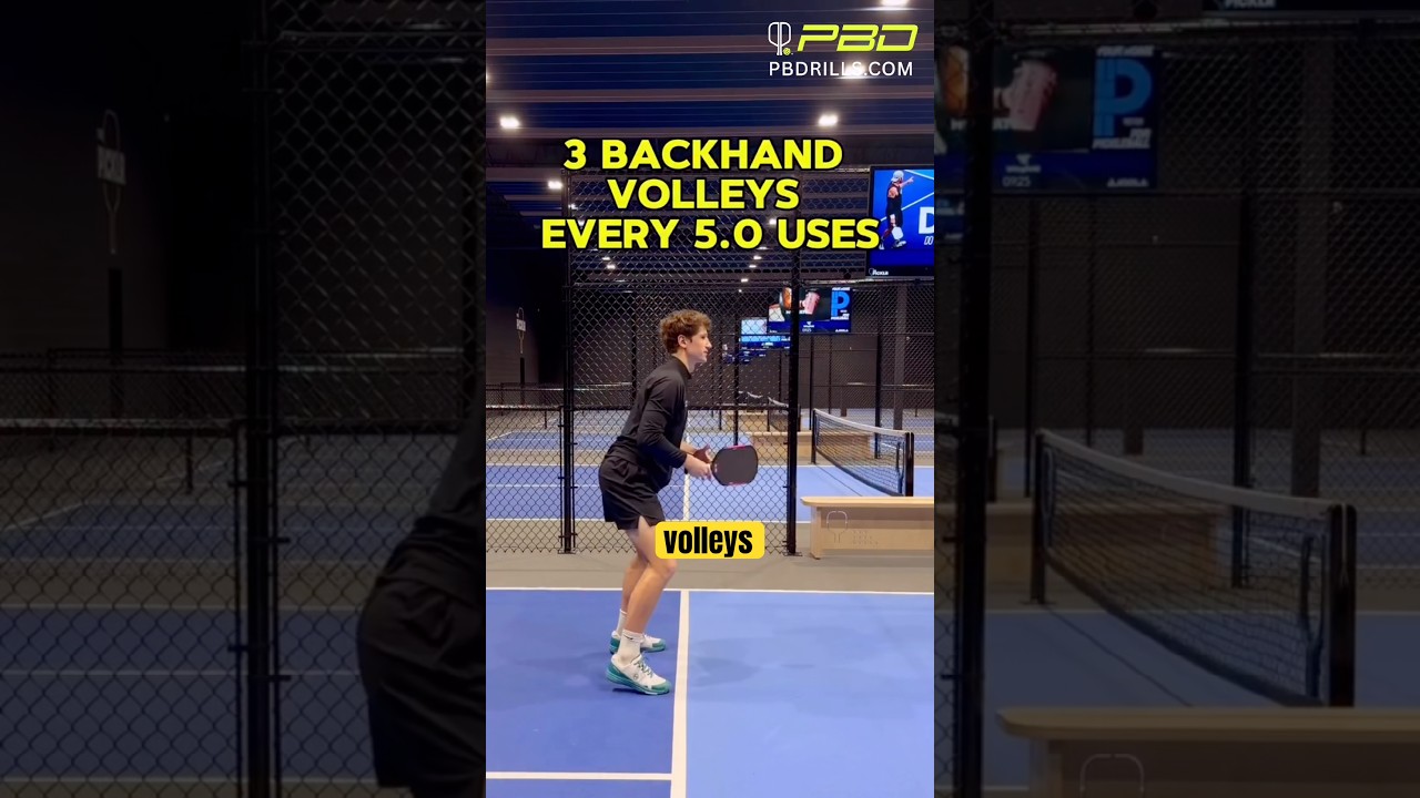 Three volleys every 5.0 pickleball player uses.