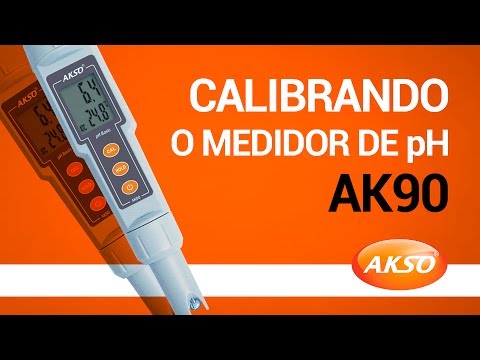 Calibrando o Medidor de pH AK90