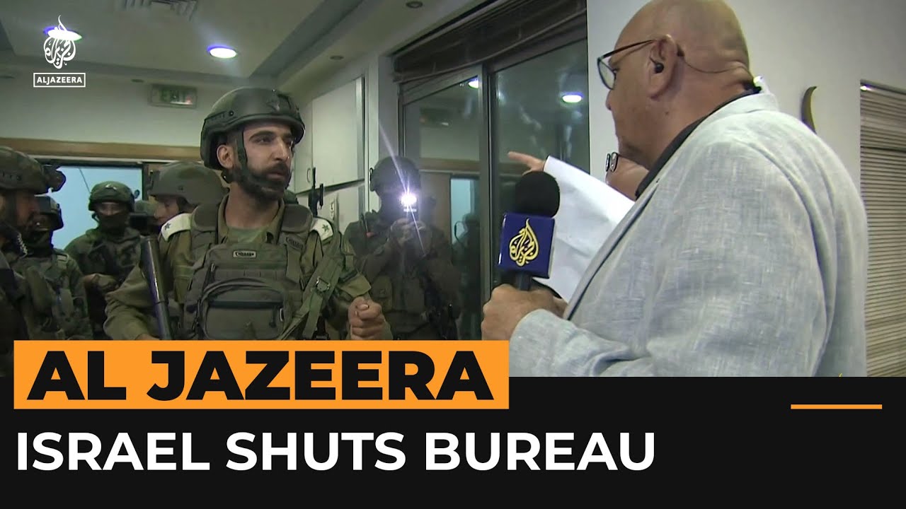 Israel orders closure of Al Jazeera office in Ramallah | Al Jazeera Newsfeed