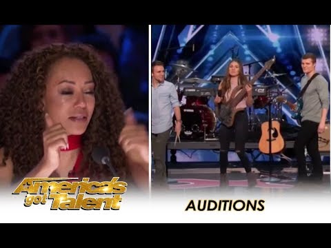 We Three Music: Sibling Trio TEARFUL Tribute To Their Late Mom | America's Got Talent 2018