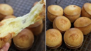 Bánh mì phô mai dẻo Brazil - 5 phút trộn bột, vỏ bánh giòn, nhân dẻo mềm | Pão de queijo