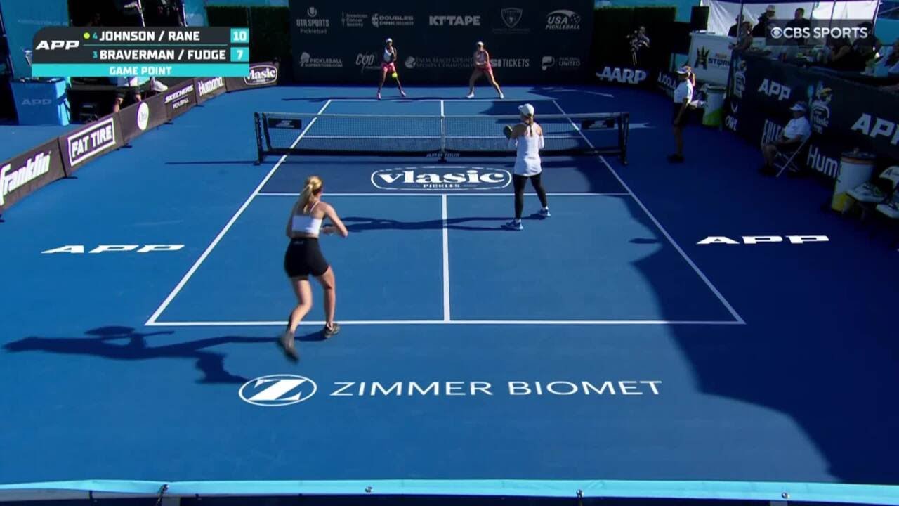 Jorja Johnson and Milan Rane Game Point | Women's Doubles | APP Tour: Vlasic Classic - Delray Beach