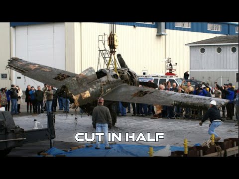 Recovering FM-2 Wildcat 57039: Cut by a Carrier Paddlewheel