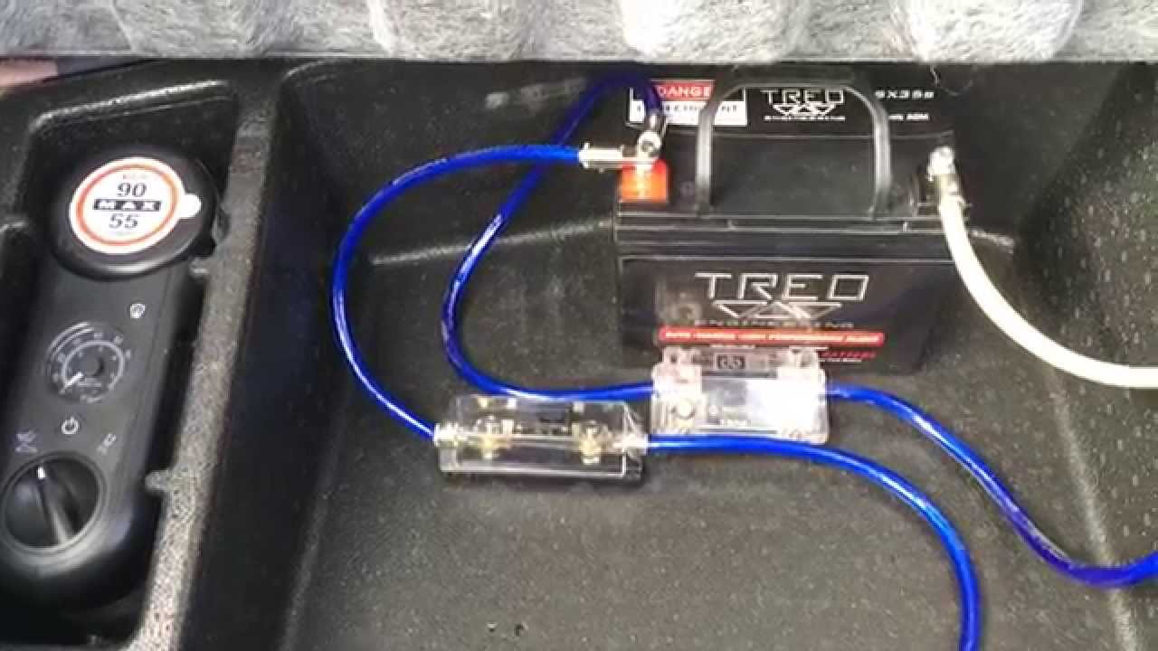 Installation: Second Battery for Car Audio - Custom 2010 ... honda 400 4 wiring diagram 