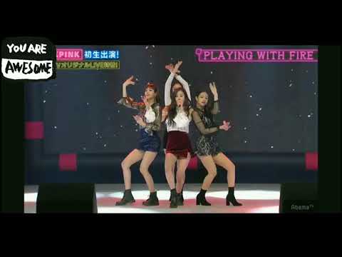 180328 Blackpink블랙핑크 (Japan Live Playing With Fire + As if it's Your Last)