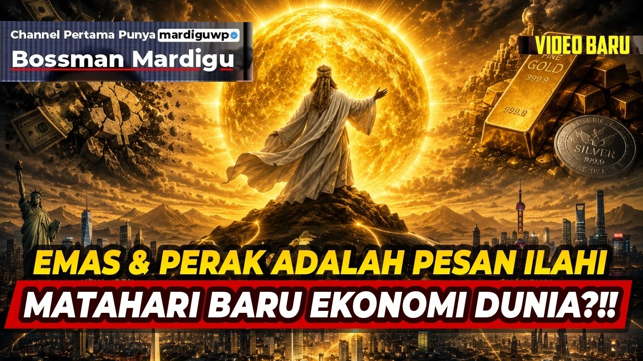 EMAS DAN PERAK ADALAH PESAN ILAHI !!! MATAHARI BARU BAGI EKONOMI DUNIA ?!! - Mardigu Wowiek
