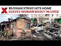 Russian Strike Destroys Home In Ukraine, Woman Critically Injured | NewsX