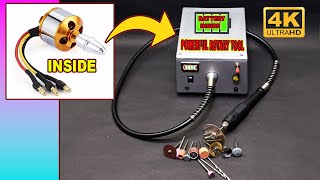 How To Make Powerful Rotary Tool | Using Brushless Motor .