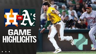 Astros vs. A's Game Highlights (6/19/25) | MLB Highlights