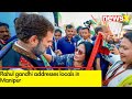 Rahul gandhi addresses locals in Manipur | Bharat Jodo Nyay Yatra | Newsx