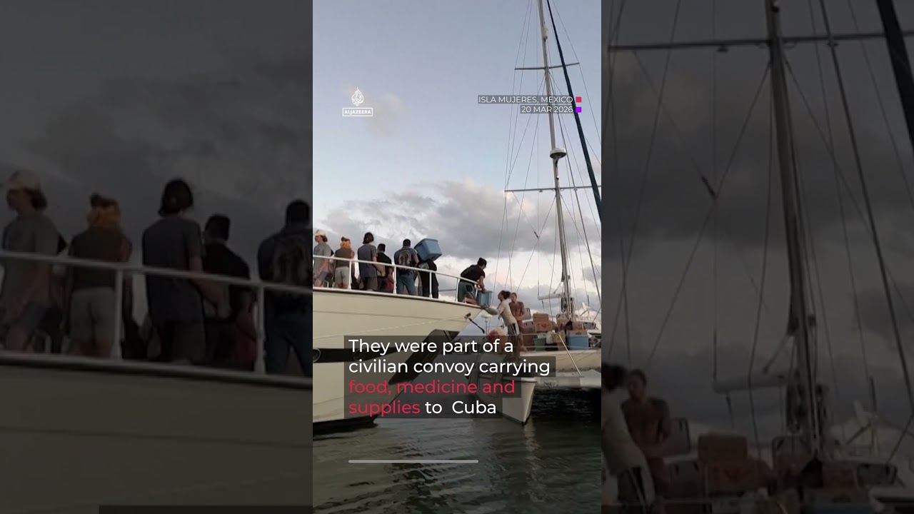 Mexico launches search for two missing aid boats bound for Cuba | AJ shorts