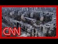 Drone images show aftermath of Russias gain of Avdiivka