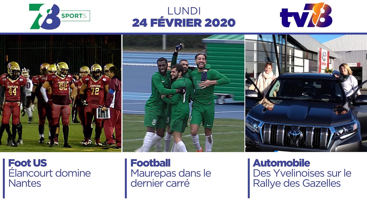 7/8 Sports. Emission du lundi 24 février 2020