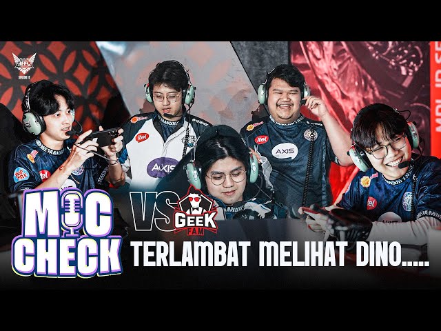MIC CHECK SAPU BERSIH! I MIC CHECK MPL ID S15 WEEK 1 vs GEEK