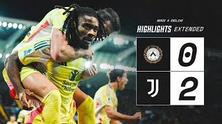 EXTENDED HIGHLIGHTS | Udinese 0-2 Juventus | Thuram & Savona Goals | Three points victory