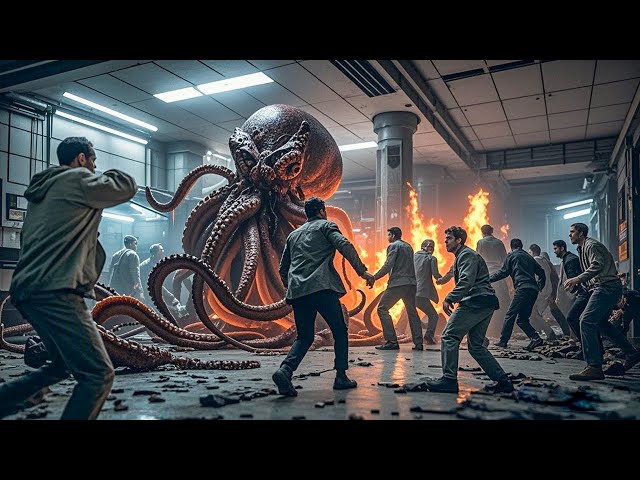 深海巨型章鱼竟闯入人类秘密基地，全员惨遭袭击！【极寒之地 The Antarctic Octopus】|驚悚 災難 |【電影派對】