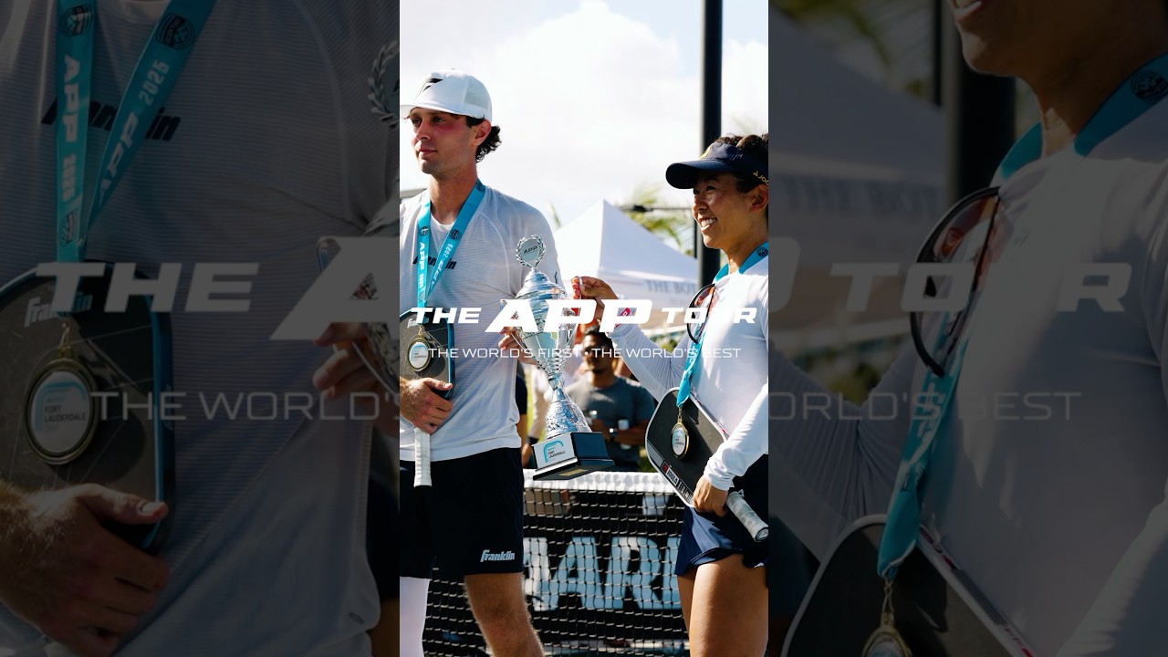 HISTORIC TRIPLE CROWN: Howells & Oshiro Claim Mixed Doubles Gold | APP Fort Lauderdale Finals