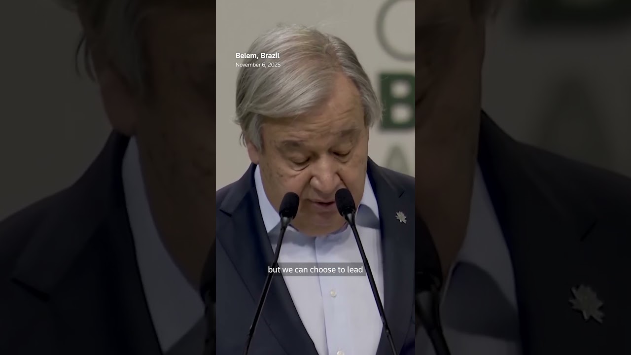 'Lead or be led to ruin,' UN chief says at climate summit