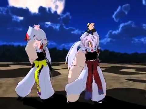 Inuyasha MMD BREEZE(Inu,Miroku,Sango ver.) by 納涼(Nouryou,or HAO)