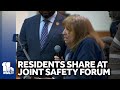 City, county residents share safety concerns at joint town hall