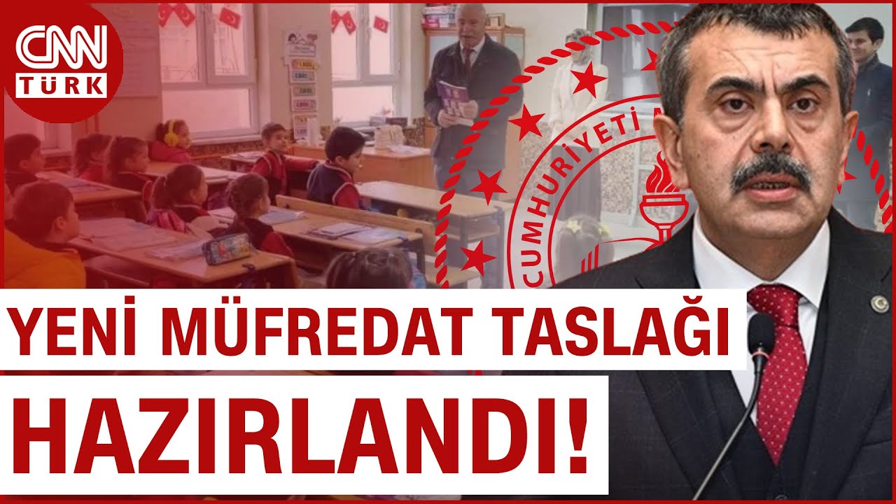 Milli Eğitim Bakanı Yusuf Tekin Duyurdu: Yeni Müfredat Taslağı Açıklandı #Haber