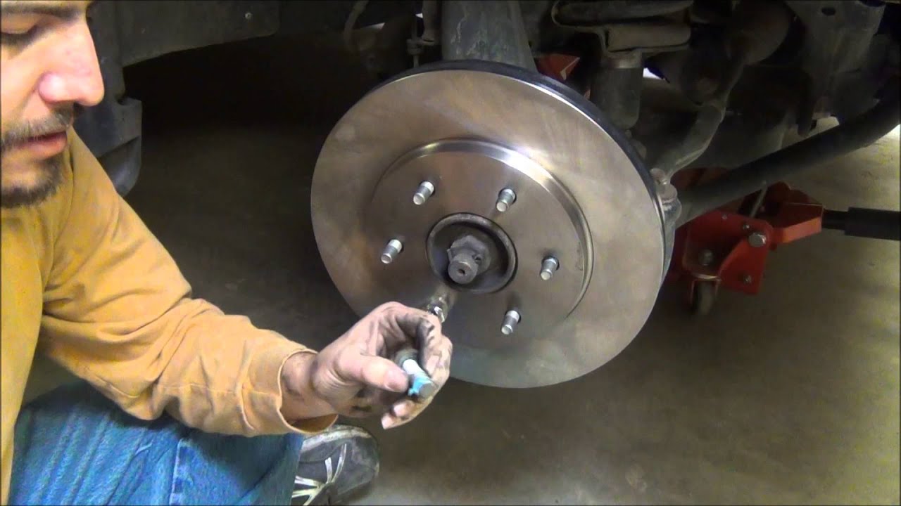 Replacing brake rotors on nissan titan #10