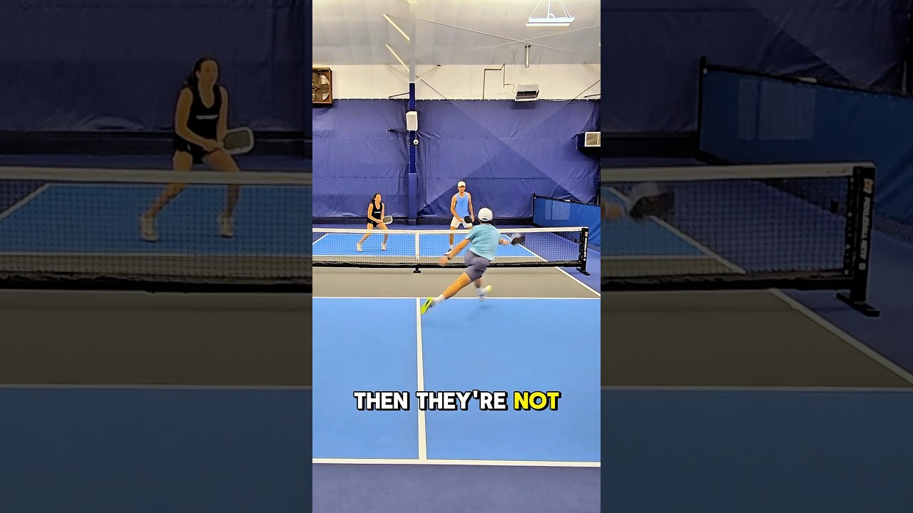 When to Poach in Pickleball! (In Transition)