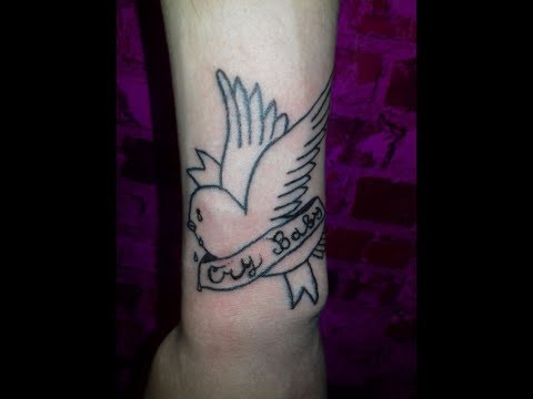 Tattoo in memory of lil peep