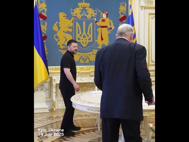 Zelensky meets with US envoy Kellogg as US pledges more Patriot missiles to Ukraine
