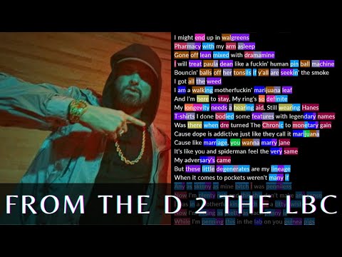 Eminem on From The D 2 The LBC | Rhymes Highlighted